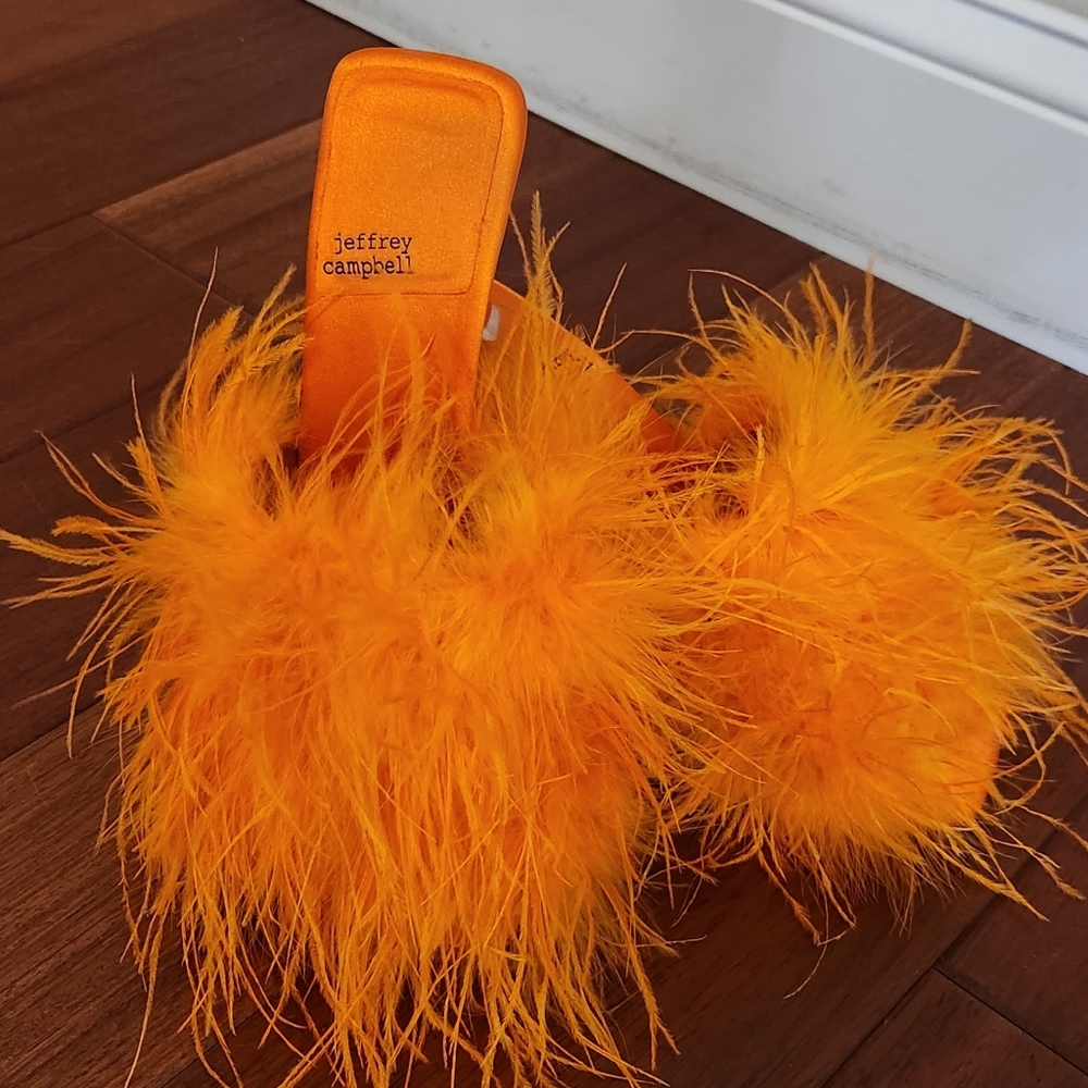 Jeffrey Campbell  feather  shoes